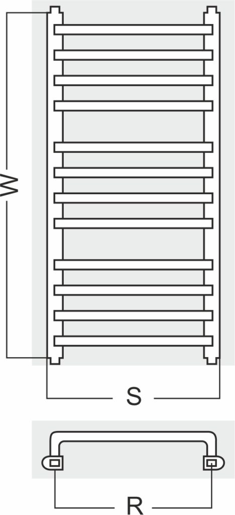 Grzejnik łazienkowy Typ EW (wieszaki) | Dobra Cena | Sklep Online - SCANO