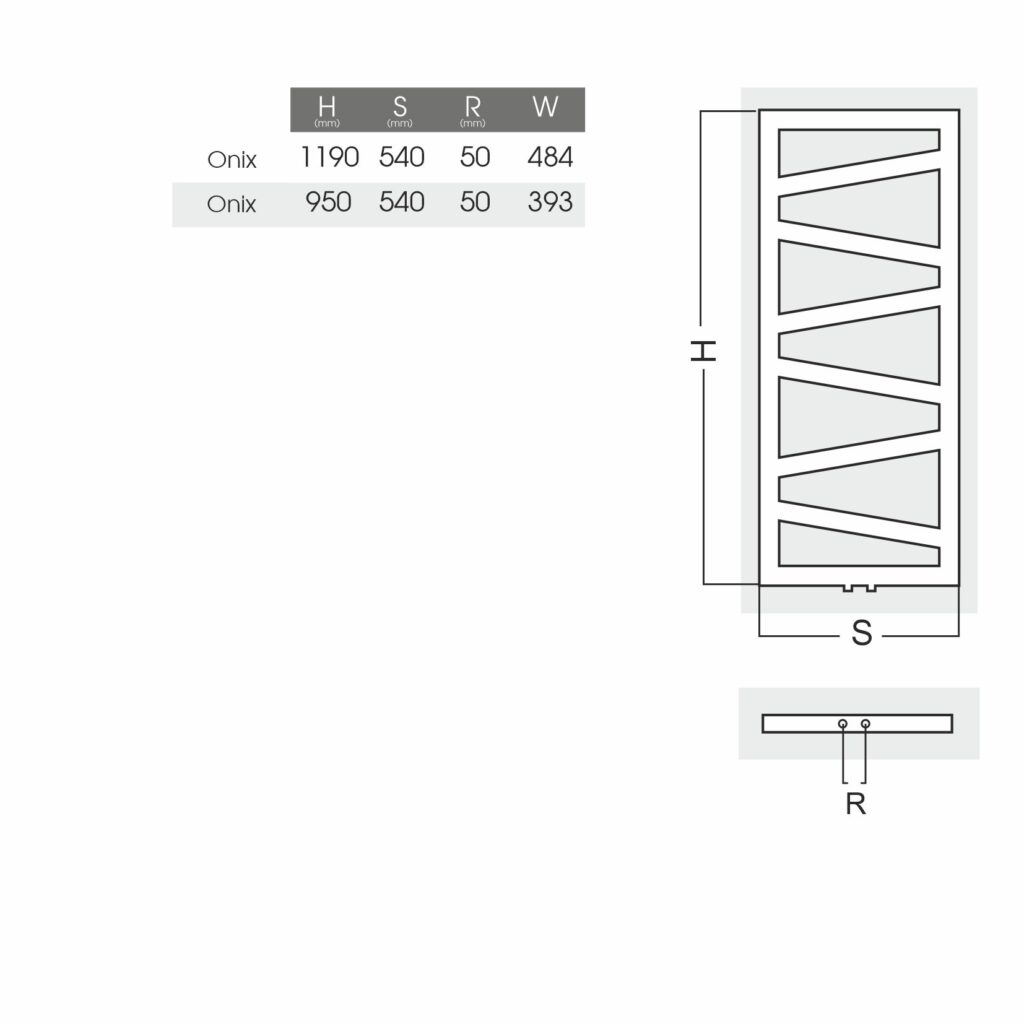 Grzejnik łazienkowy Typ ONIX | Dobra Cena | Sklep Online - SCANO